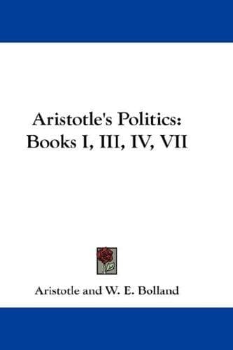 Tapa de Aristotle's Politics