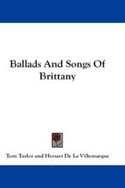 Tapa de Ballads And Songs Of Brittany
