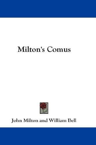 Tapa de Milton's Comus
