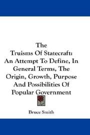 Tapa de The Truisms Of Statecraft