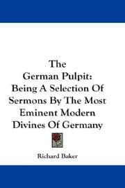 Tapa de The German Pulpit