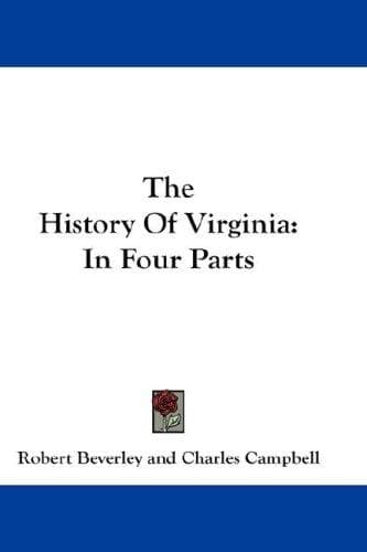 Tapa de The history of Virginia
