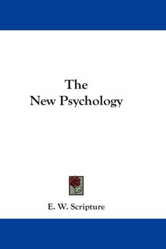 Tapa de The new psychology
