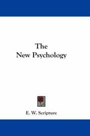 Tapa de The new psychology