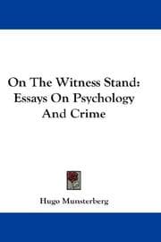 Tapa de On The Witness Stand