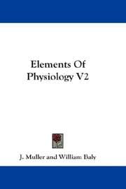 Tapa de Elements Of Physiology V2