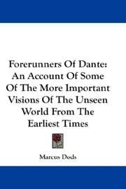 Tapa de Forerunners Of Dante