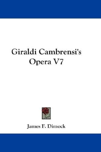 Tapa de Giraldi Cambrensi's Opera V7