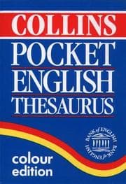 Tapa de Collins English Thesaurus Pocket
