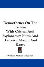 Tapa de Demosthenes On The Crown