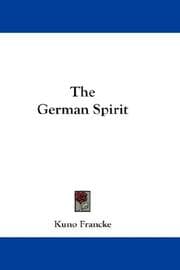 Tapa de The German Spirit
