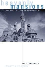 Tapa de Heavenly Mansions and Other Essays on Architecture