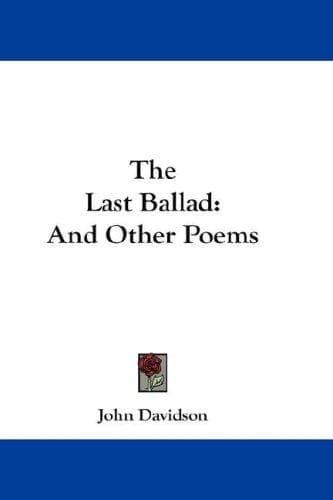 Tapa de The Last Ballad