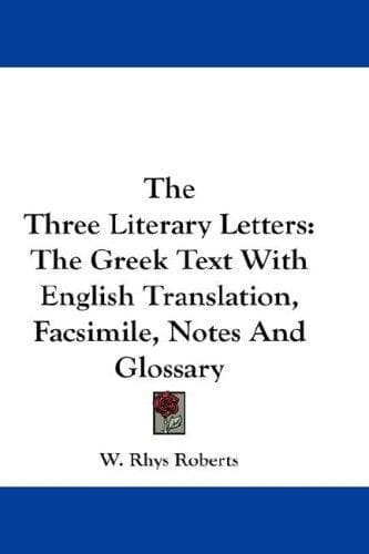 Tapa de The Three Literary Letters