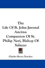 Tapa de The Life Of B. John Juvenal Ancina
