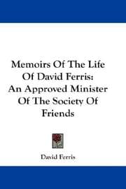 Tapa de Memoirs Of The Life Of David Ferris