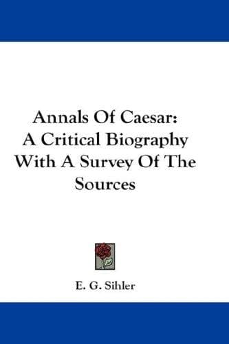 Tapa de Annals Of Caesar