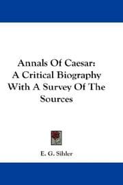 Tapa de Annals Of Caesar