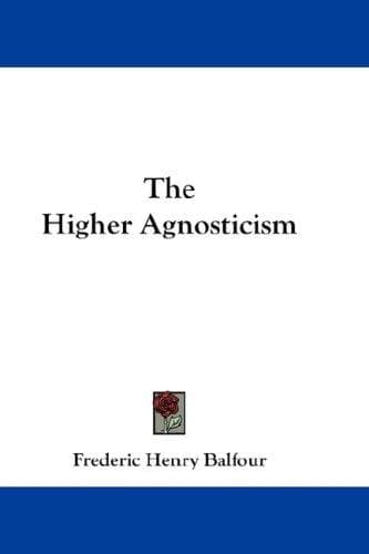 Tapa de The Higher Agnosticism