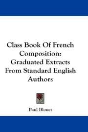 Tapa de Class Book Of French Composition