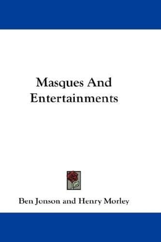 Tapa de Masques And Entertainments