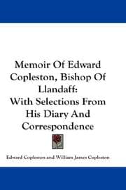 Tapa de Memoir Of Edward Copleston, Bishop Of Llandaff
