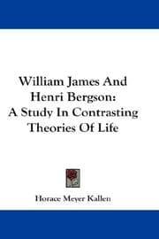 Tapa de William James And Henri Bergson
