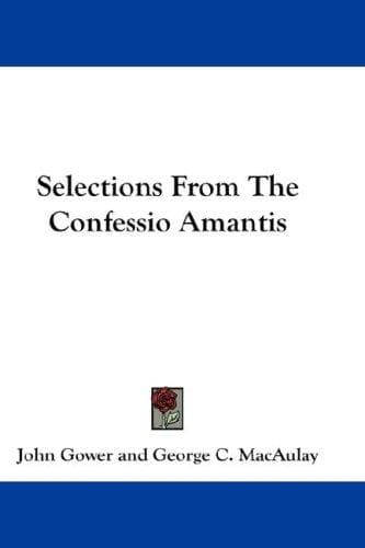 Tapa de Selections From The Confessio Amantis