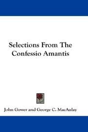 Tapa de Selections From The Confessio Amantis