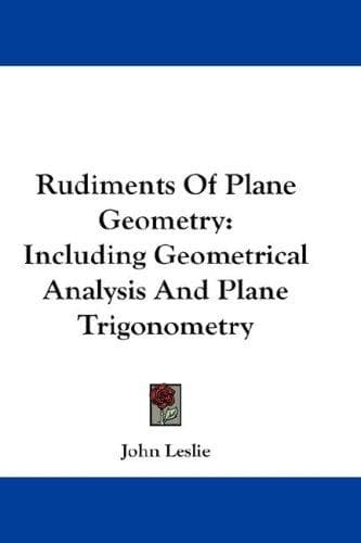 Tapa de Rudiments Of Plane Geometry