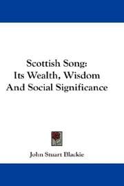 Tapa de Scottish Song