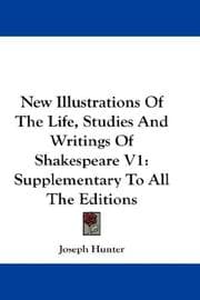 Tapa de New Illustrations Of The Life, Studies And Writings Of Shakespeare V1