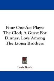 Tapa de Four One-Act Plays