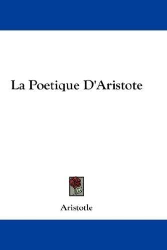 Tapa de La Poetique D'Aristote