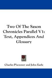 Tapa de Two Of The Saxon Chronicles Parallel V1