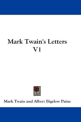 Tapa de Mark Twain's Letters V1