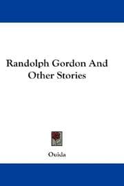 Tapa de Randolph Gordon And Other Stories