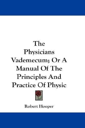 Tapa de The physician's vademecum