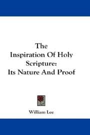 Tapa de The Inspiration Of Holy Scripture