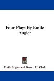 Tapa de Four Plays By Emile Augier