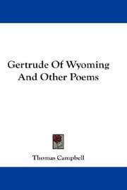Tapa de Gertrude Of Wyoming And Other Poems