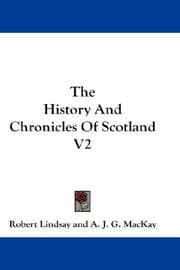 Tapa de The History And Chronicles Of Scotland V2