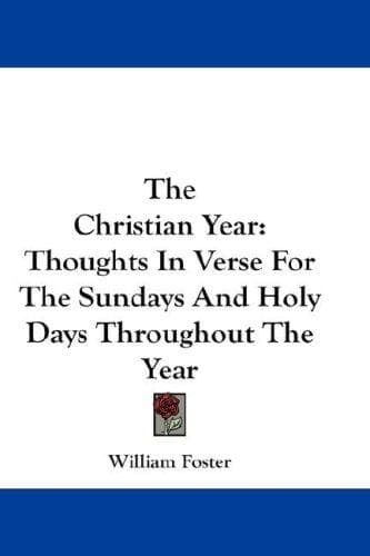 Tapa de The Christian Year