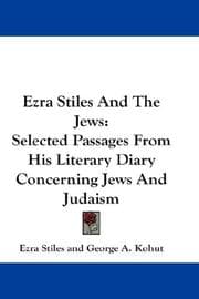 Tapa de Ezra Stiles and the Jews