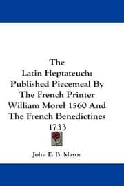 Tapa de The Latin Heptateuch