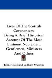 Tapa de Lives Of The Scottish Covenanters