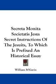 Tapa de Secreta Monita Societatis Jesu