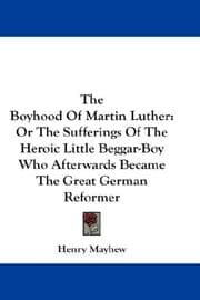 Tapa de The Boyhood Of Martin Luther