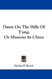 Tapa de Dawn On The Hills Of T'ang