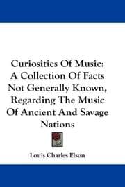 Tapa de Curiosities of music